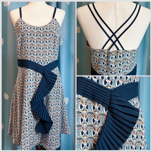 Liberty of London for Target Dresses & Skirts - Liberty of London for Target pleated ruffle cross strap dress.